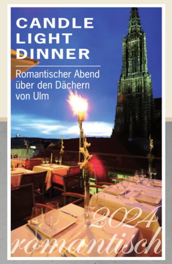 Candle Light Dinner für zwei Personen