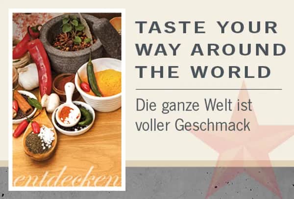 Taste your way around the world